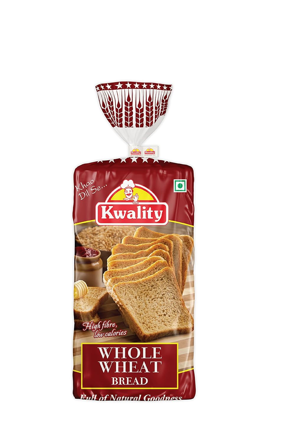 Kwality Whole Wheat Bread, 400gm Amazon.in Grocery & Gourmet Foods