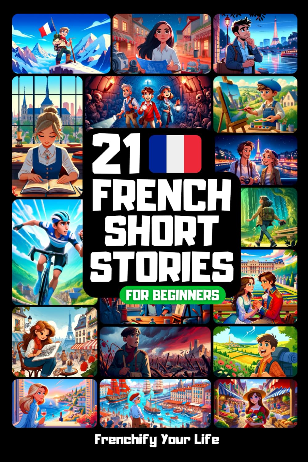 21 French Short Stories For Beginners: Simple and Captivating Tales for Learning French Vocabulary