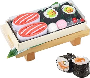 Calzini a forma di sushi divertenti, un regalo originale e simpatico per la laurea di un amico o amica