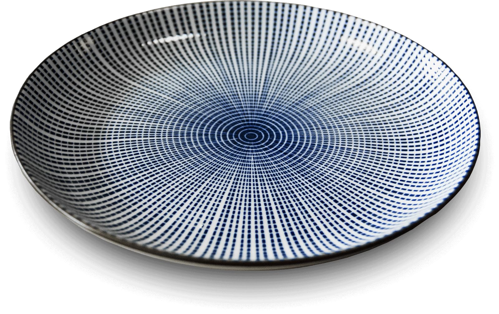 Luxe - Borden set - Sendan tokusa - Edo japan - 25 cm | H3 cm - Porselein borden - Keramische - Grote - Diepe borden - Dinerborden - Eetborden - Ontbijtborden - Japanse borden - Japans serviesset