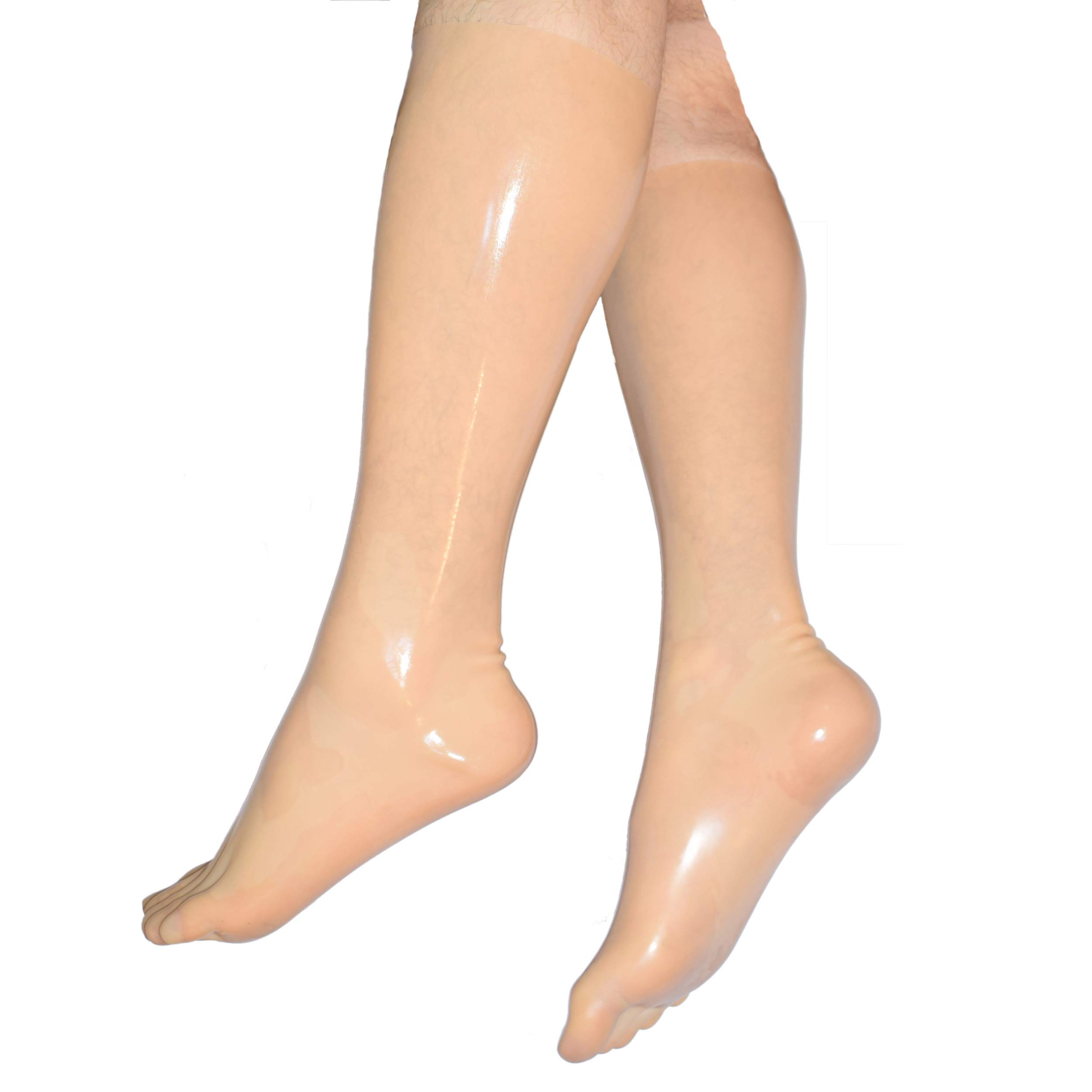 Rubberfashion Latex Zehensocke lang - Latex Zehen Socken wadenlang - Latex Strüm