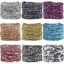Headband Neck Gaiter Head Wrap Headwear Face Mask Magic Scarf Bandana for Men and Women