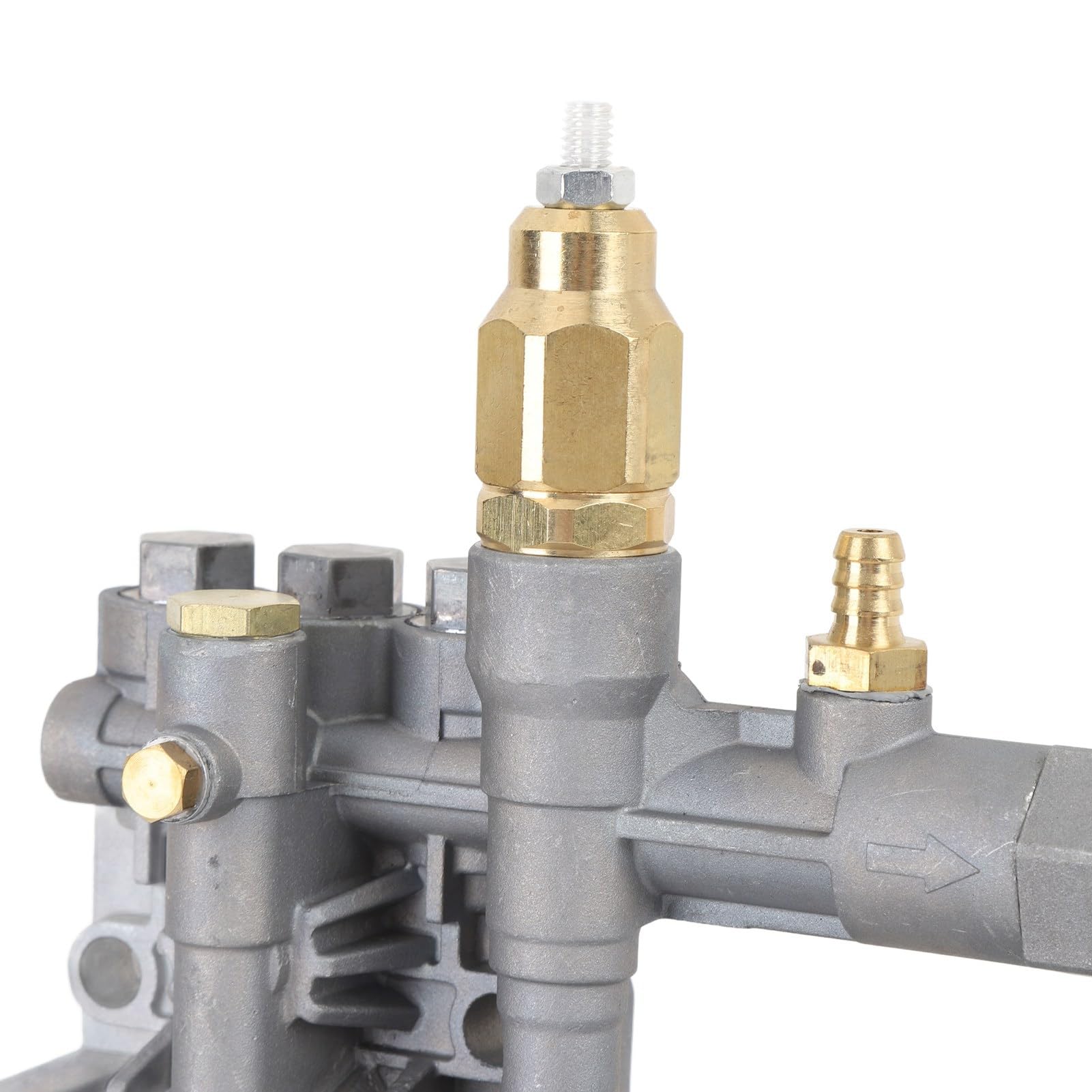 Dilwe Conjunto de Cabezal de Bomba de Lavado a Presión Conjunto Completo de Cabezal de Bomba de Aluminio para AR42940 AR42518 Incluye Válvulas, Sellos, Descargador para Bombas RMW SRMW de 2,2 GPM