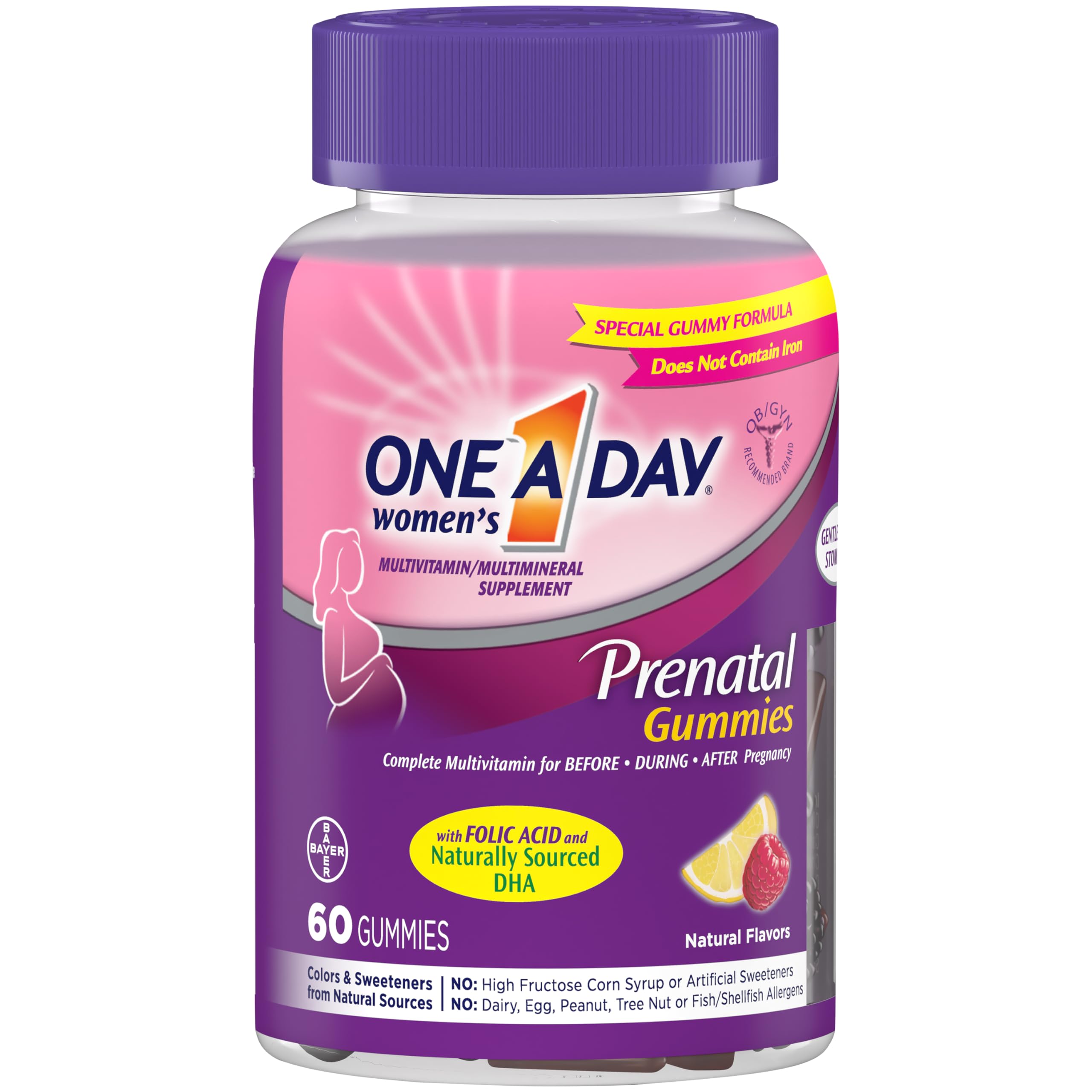 ONE A DAYWomen's Prenatal Gummies, 60 Count