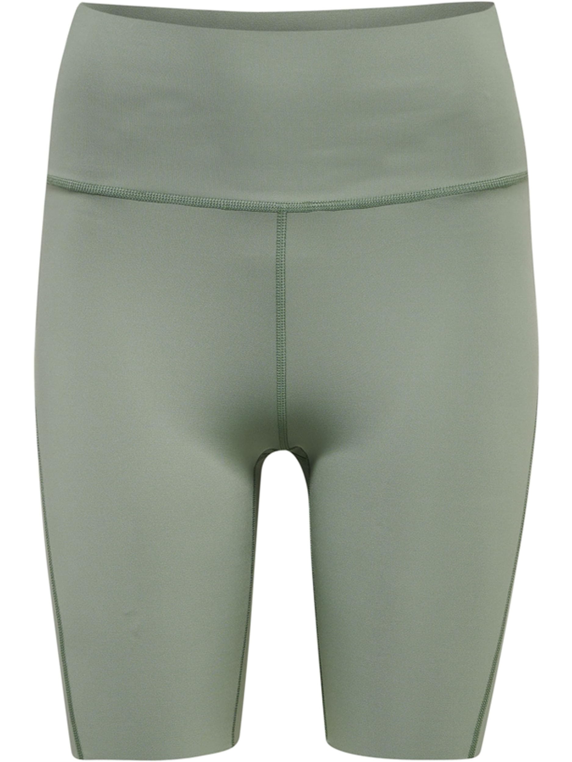 hummel Women's Hmlmt Grace Hw Tight Shorts, Lily Pad, XS EU