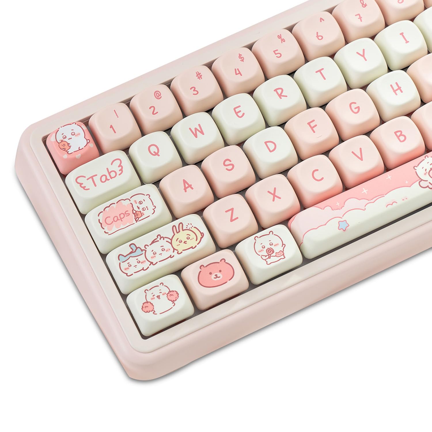 ゆきさま専用♡ Amazon.com: FKZ Cute Keycaps Set,MOA Profile Japanese Anime