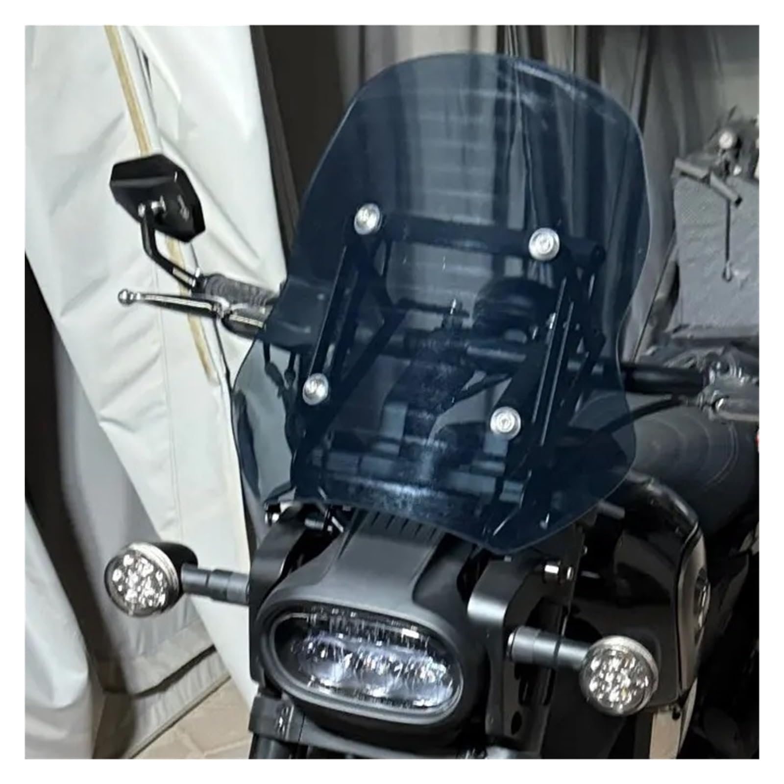 Carena deflettori moto Parabrezza Per QJMOTO SRV600 QJ MOTOR SRV 600 V, Per SRV600V Parabrezza Accessori Moto Deflettore Carenatura Visiera In Vetro