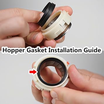 Gasket Replacement for Baratza Encore ESP, QHAND 6 Pack Silicone Hopper Gasket Ring for Baratza Encore ESP Pro