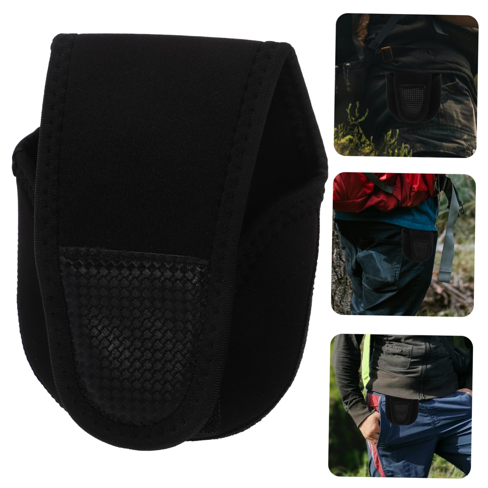 POPETPOP Fishing Reel Cover 2 Pack Small Reel Bag Water-resistant Neoprene Case for