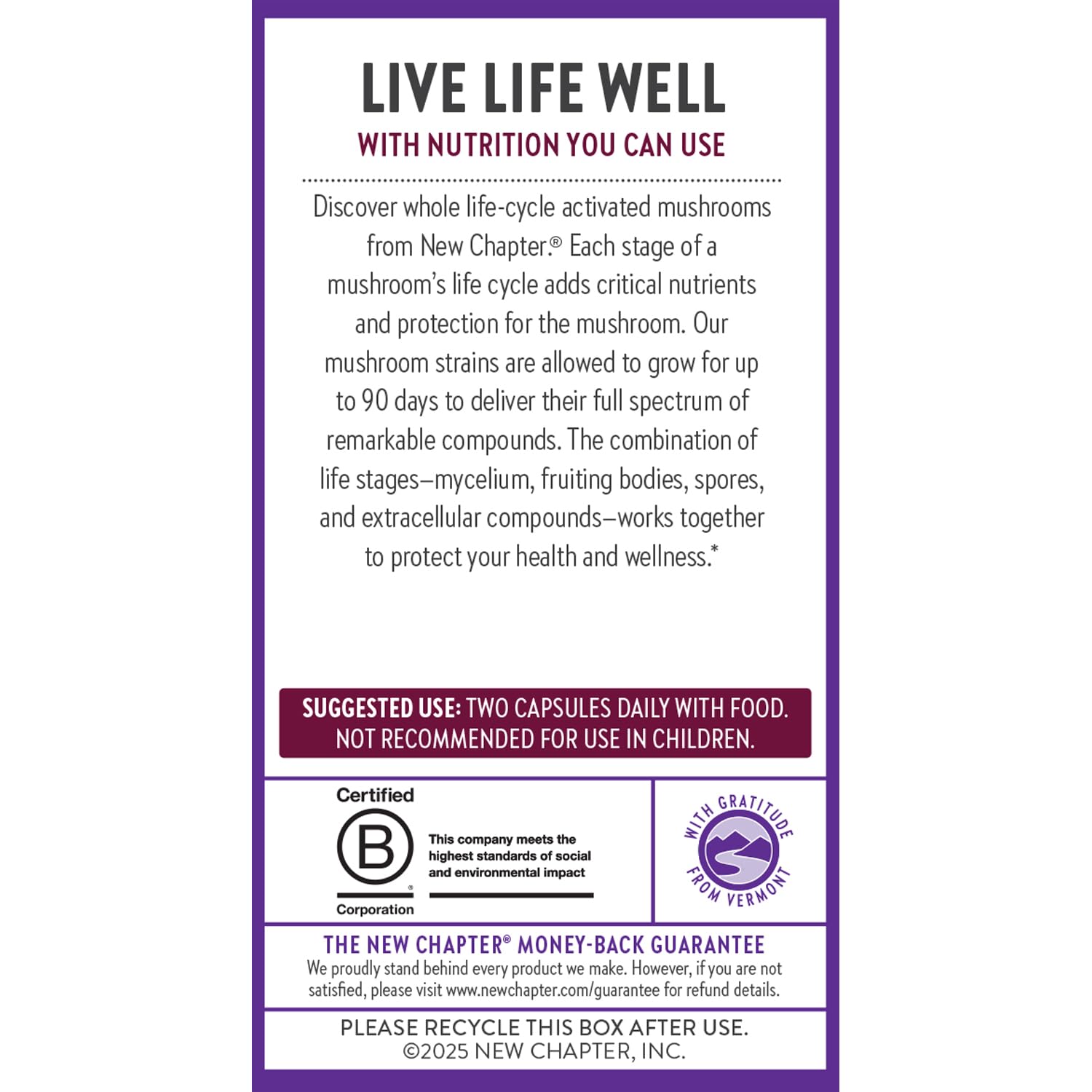 New Chapter Reishi and Shiitake Mushroom Supplement, 120 Count — Amazon image 7