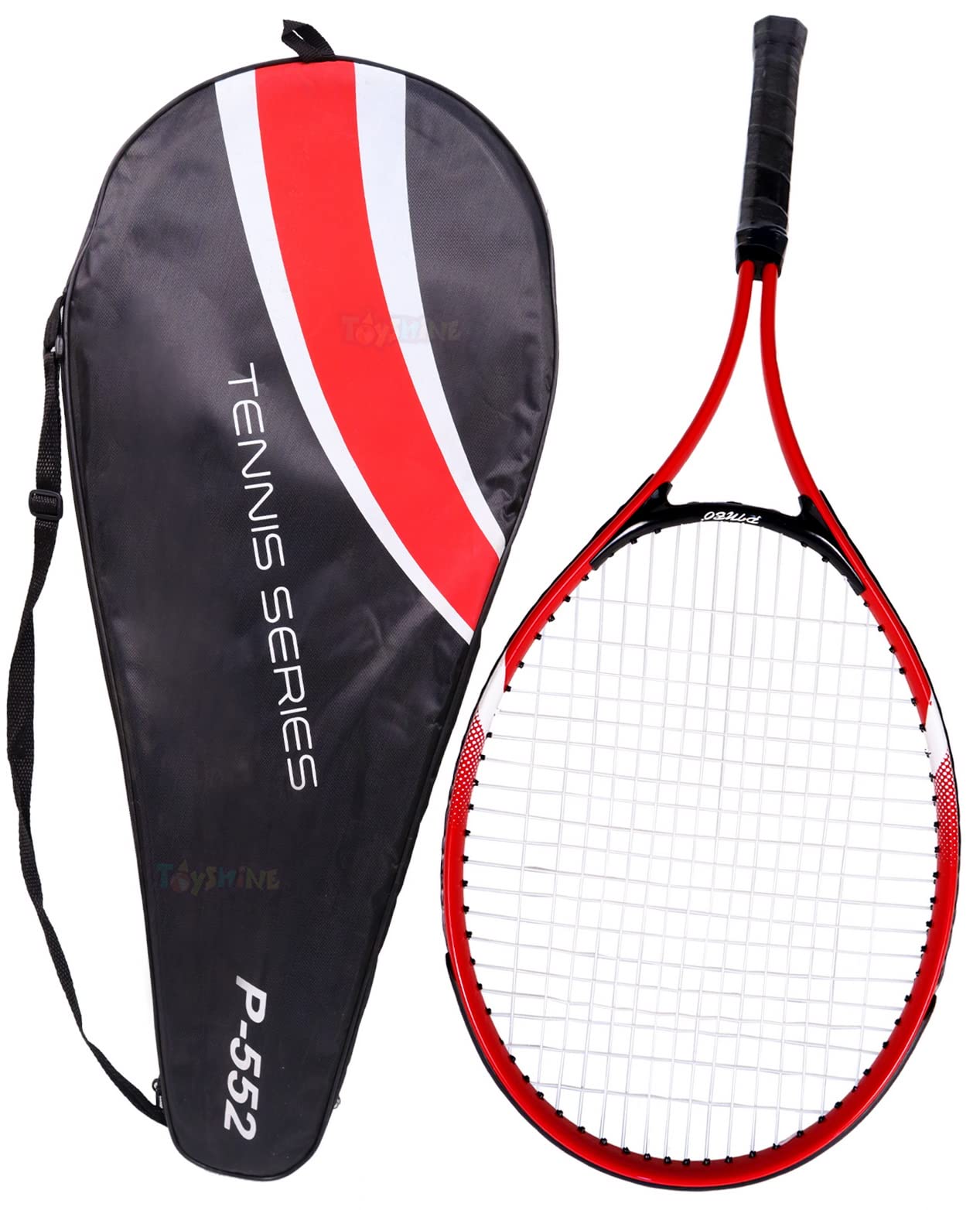 Toyshine 69 Cms Professional Lightweight Aluminum Tennis Racket with Cover, SSTP - Red (B09PFVNC55) Amazon Price History, Amazon Price Tracker