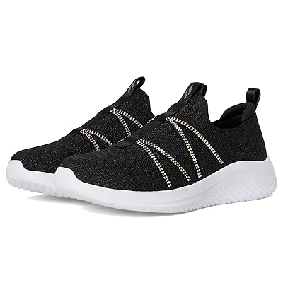 SKECHERS KIDS Ultra Flex 3.0 Crystal Spree 303838L (Little Kid/Big Kid) Girls Shoes Black