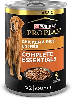 Complete Essentials Classic Pate Dog Food, Chicken and Rice Entrée - (Pack of 12) 13 oz. Cans