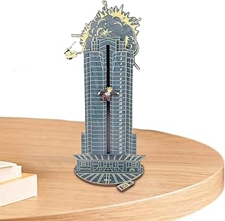 Die Hard Advent Calendar 2023, Hans Gruber Falling off Plaza Wooden Christmas Advent Calendar, 2023 Decorative Tabletop Advent Calendar, Funny Reusable Christmas Countdown Advent Calendar for Gift