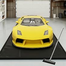 SUNYRISY 86" x 22 Containment Garage Floor Mat Under Car