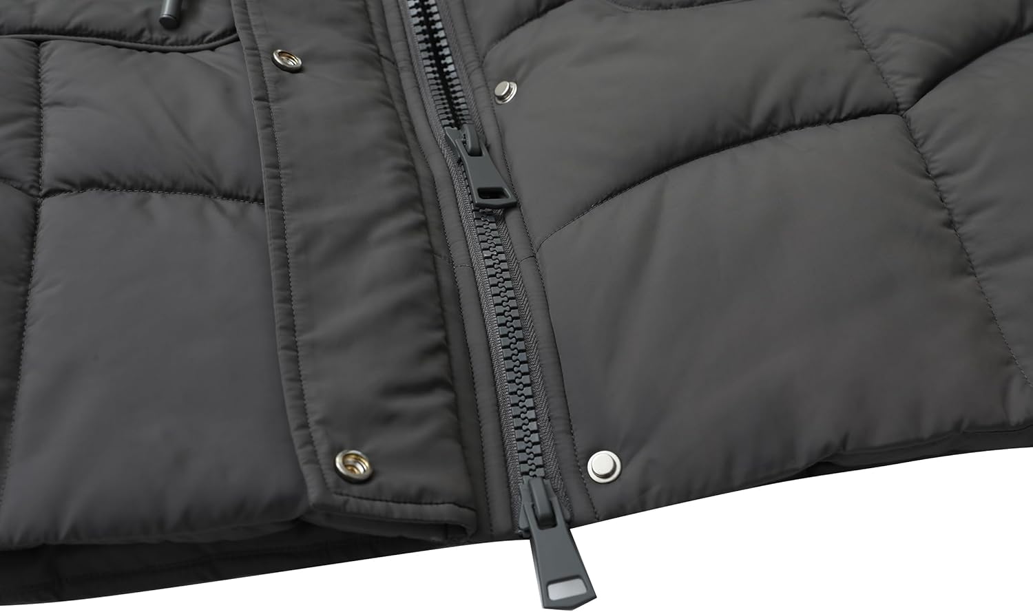 GOLDLADIES Women's Long Winter Puffer Coat Waterproof Jacket Thickened Down Alternative Parka with Detachable Hood - Image 6