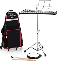 Vista 1 de Pearl Kit de percusión, con estuche de transporte estilo mochila de nailon con ruedas (PK200C)