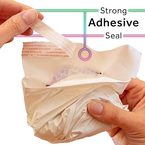 Miniatura 5 de MaskIT Bolsas de eliminación para almohadillas y forros de vejiga, bolsas de eliminación sanitaria para almohadillas de incontinencia y protectores