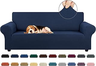 KEKUOU Stretch Sofa Cover Slipcover ，Couch Covers for 3 Cushion Couch So...