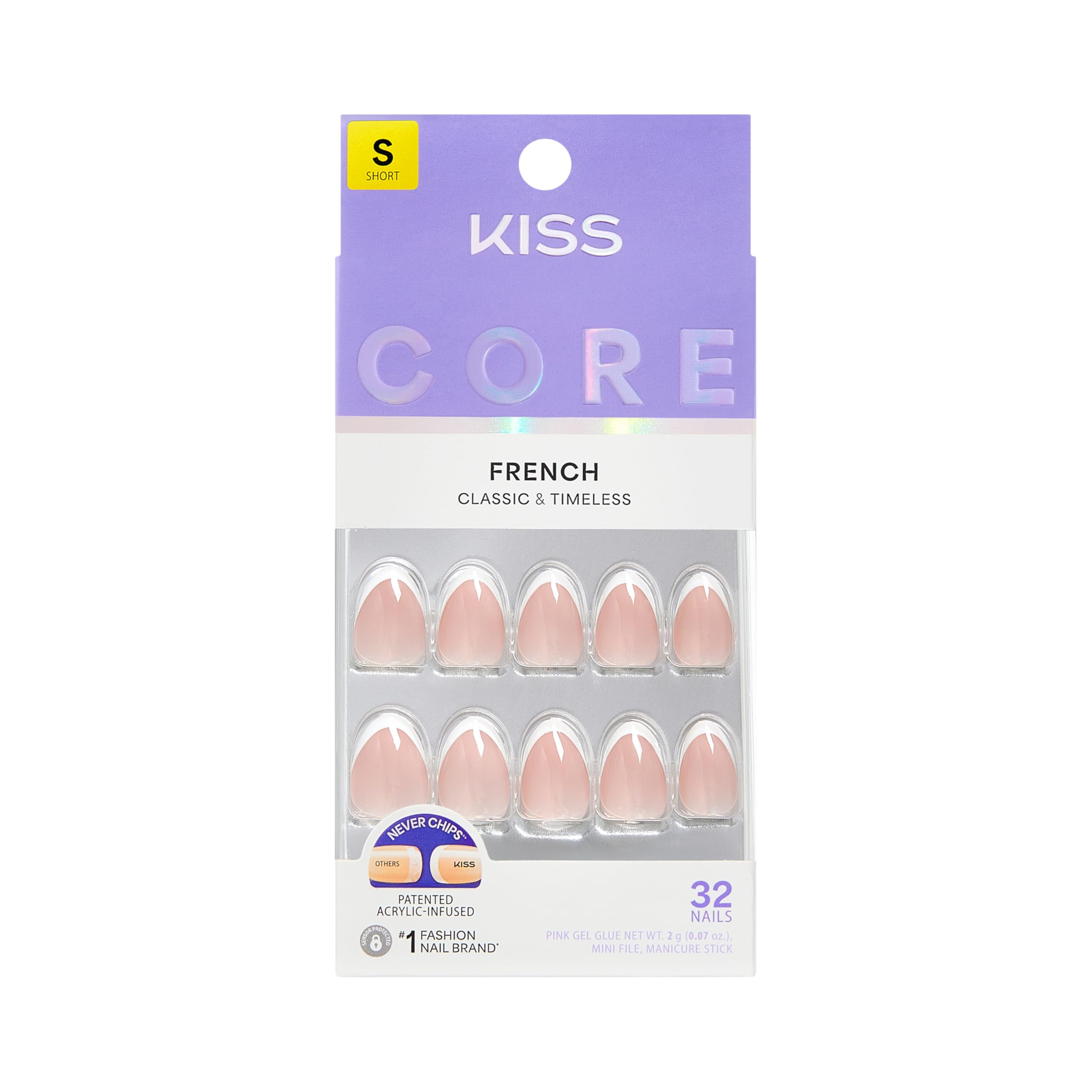 Kiss Core French Nails Passionate, 2G