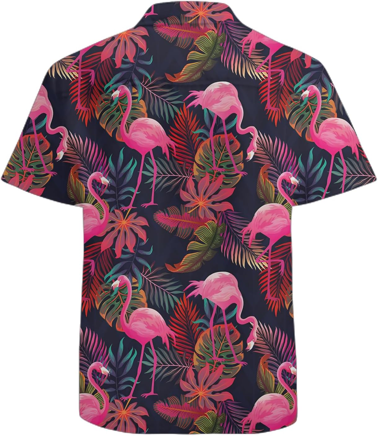 Mens Funny Hawaiian Shirts 3D Graphic Button Down Short Sleeve Tropical Holiday Beach Aloha Shirt - Image 4