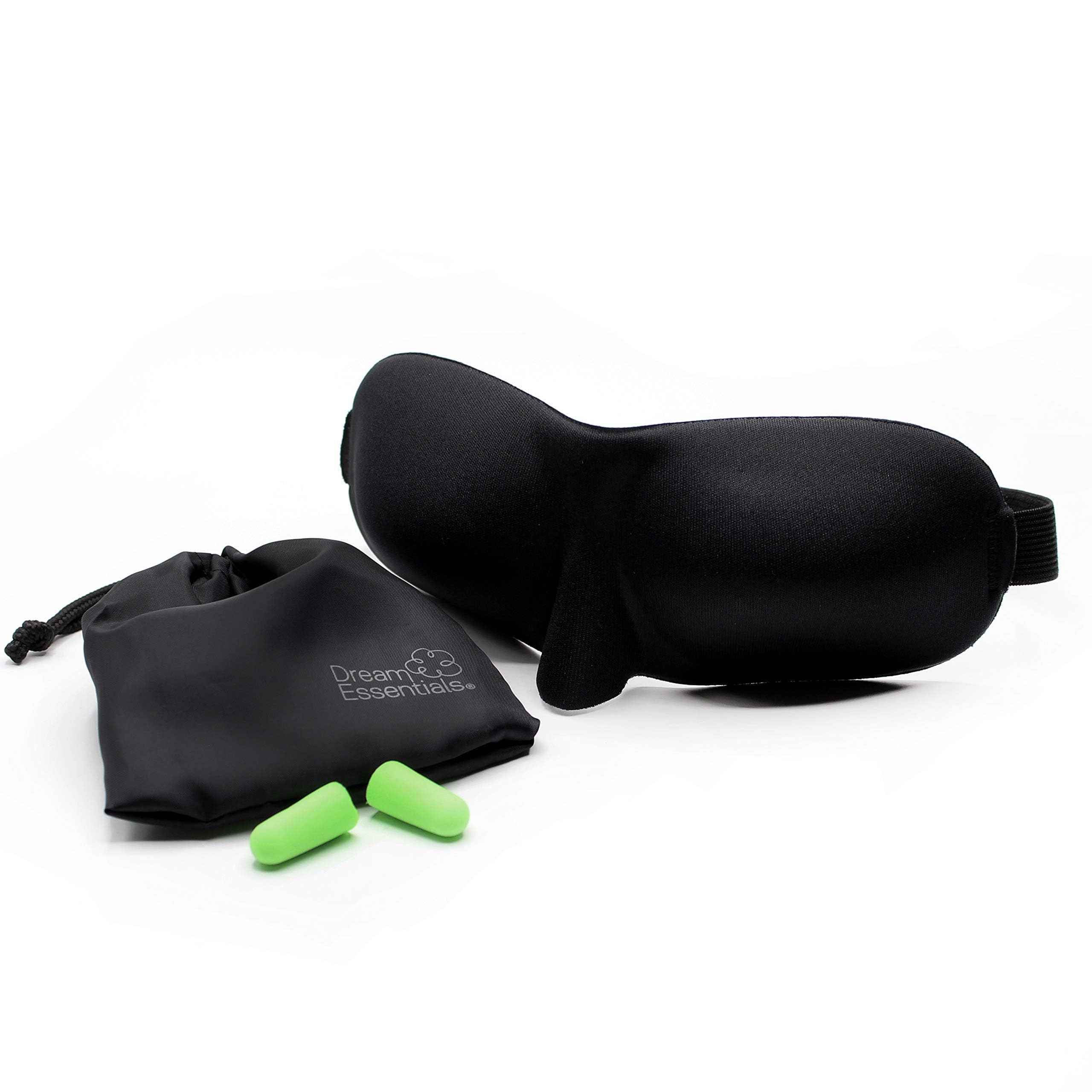 Wild Essentials® Sweet Dreams™ Comfortable & Contoured Sleep Mask Kit with Carry Pouch and Moldex® Ear Plugs, Travel Set, Gift