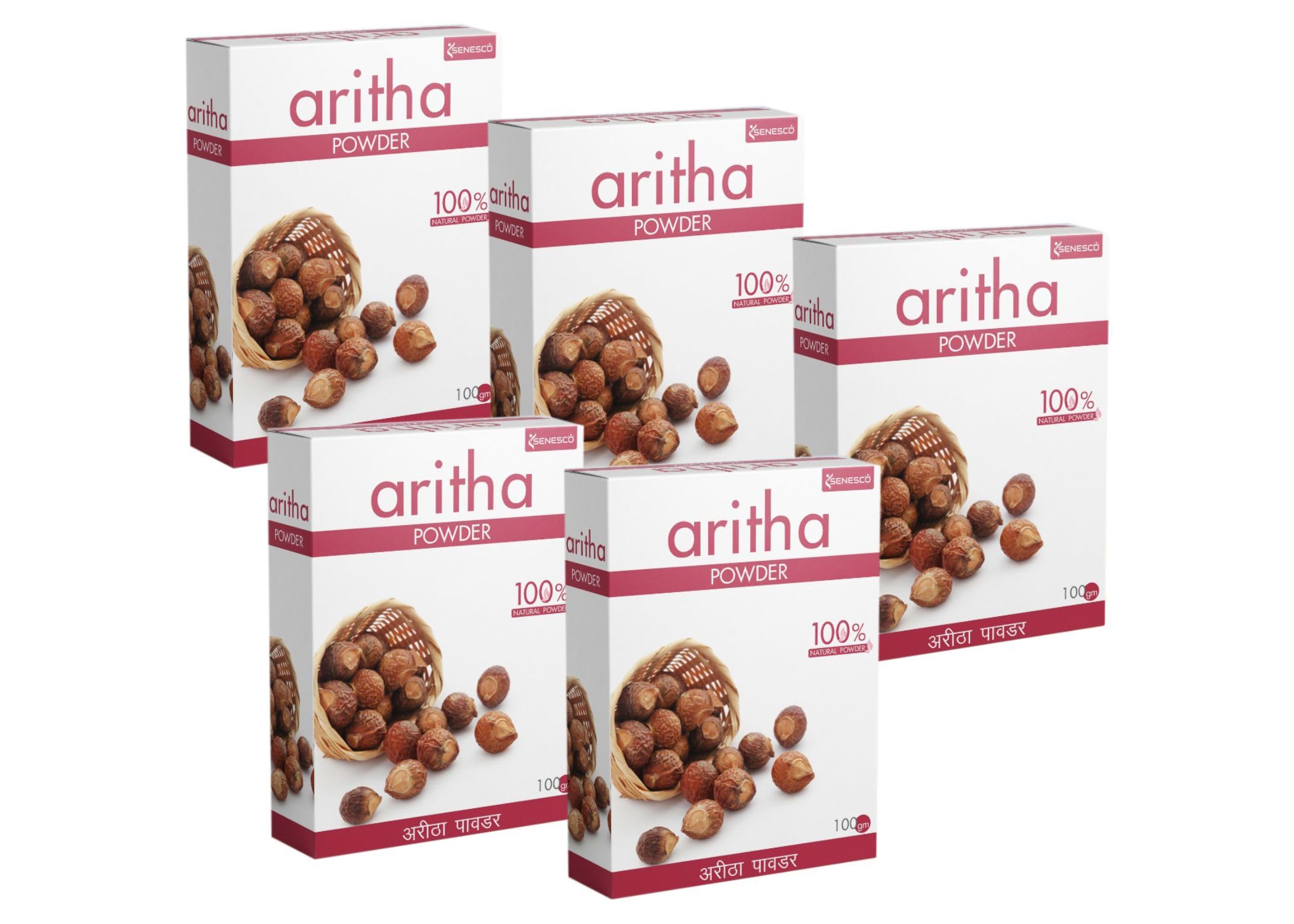 Senesco Aritha Powder for Hair Growth (Pack of 5, 500g) | 100% Pure & Natural Reetha Powder for Hair | Anti-Dandruff, Strengthens Hair Roots, Reduces Hair Fall, Adds Shine & Softness-picture-18