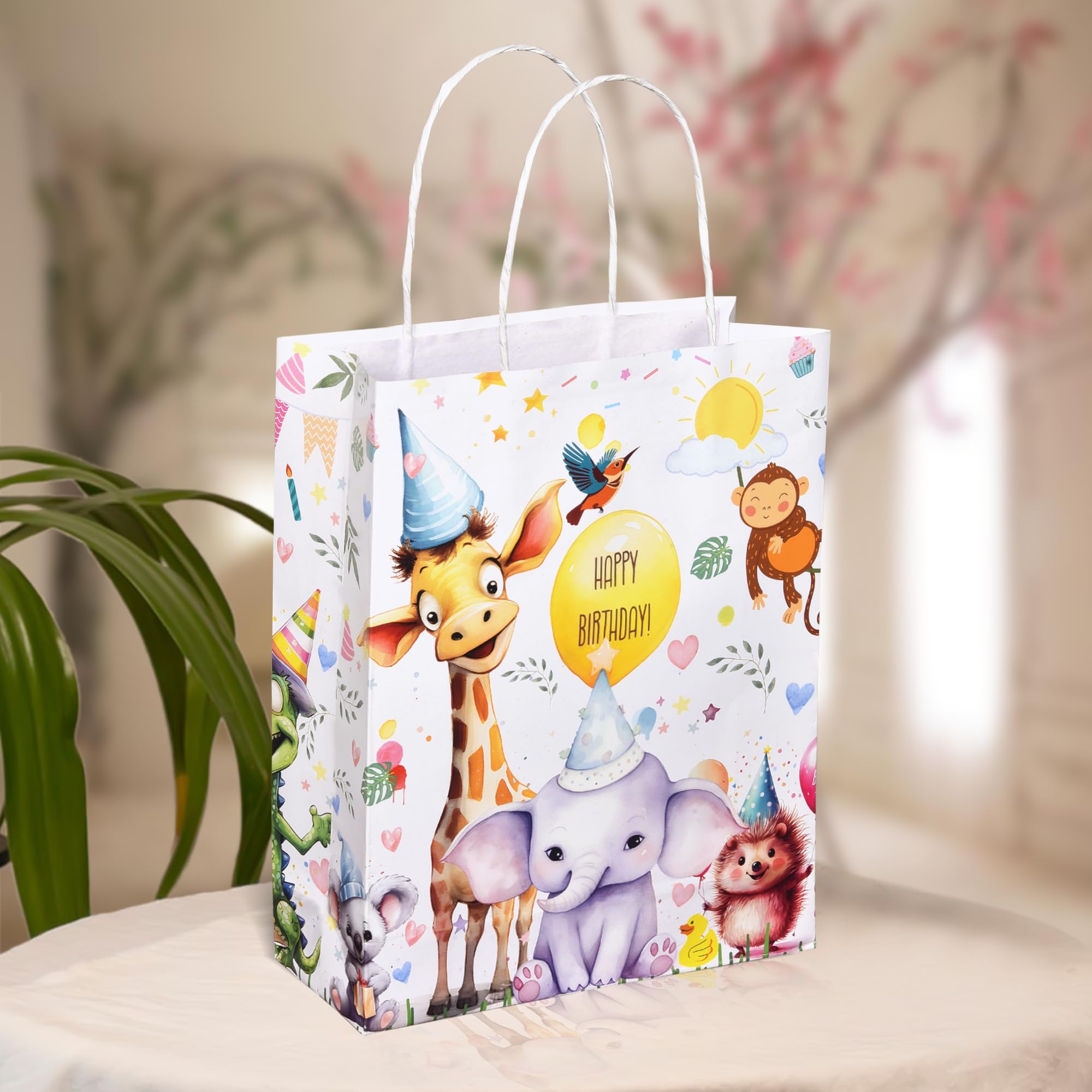 See full amazon price history chart for Prakruthi Pulp Art Jungle Safari Animal Theme Gift Paper Bag 8"X10"X3" For Kids Birthday Party Return Gifts, Baby Shower, Goodies, Party Presents (Pack Of 10 Pcs) - Multicolor Prakruthi Pulp Art Jungle Safari Animal Theme Gift Paper Bag 8"X10"X3" For Kids Birthday Party Return Gifts, Baby Shower, Goodies, Party Presents (Pack Of 10 Pcs) - Multicolor (B0CRZ6C5W9) Amazon Price History, Amazon Price Tracker
