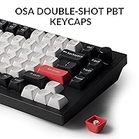 Vista 8 de Keychron Q1 HE Teclado mecánico inalámbrico personalizado con efecto Hall Gateron interruptor magnético de doble riel disparador rápido, QMK 2.4 GHz