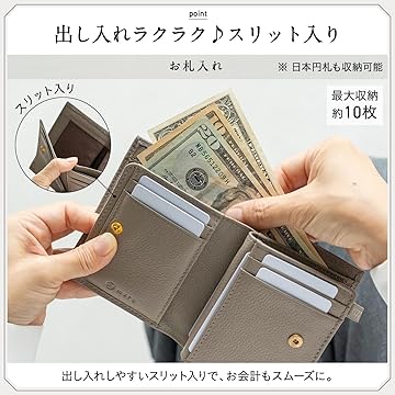 Amazon.co.jp: MURA: 二つ折り・ミニ財布