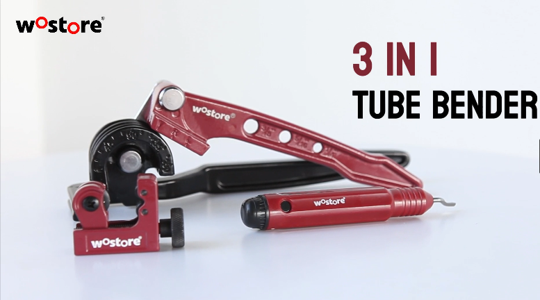 Wostore 180 Degree Tubing Bender For 1/4 5/16 And 3/8 Inch