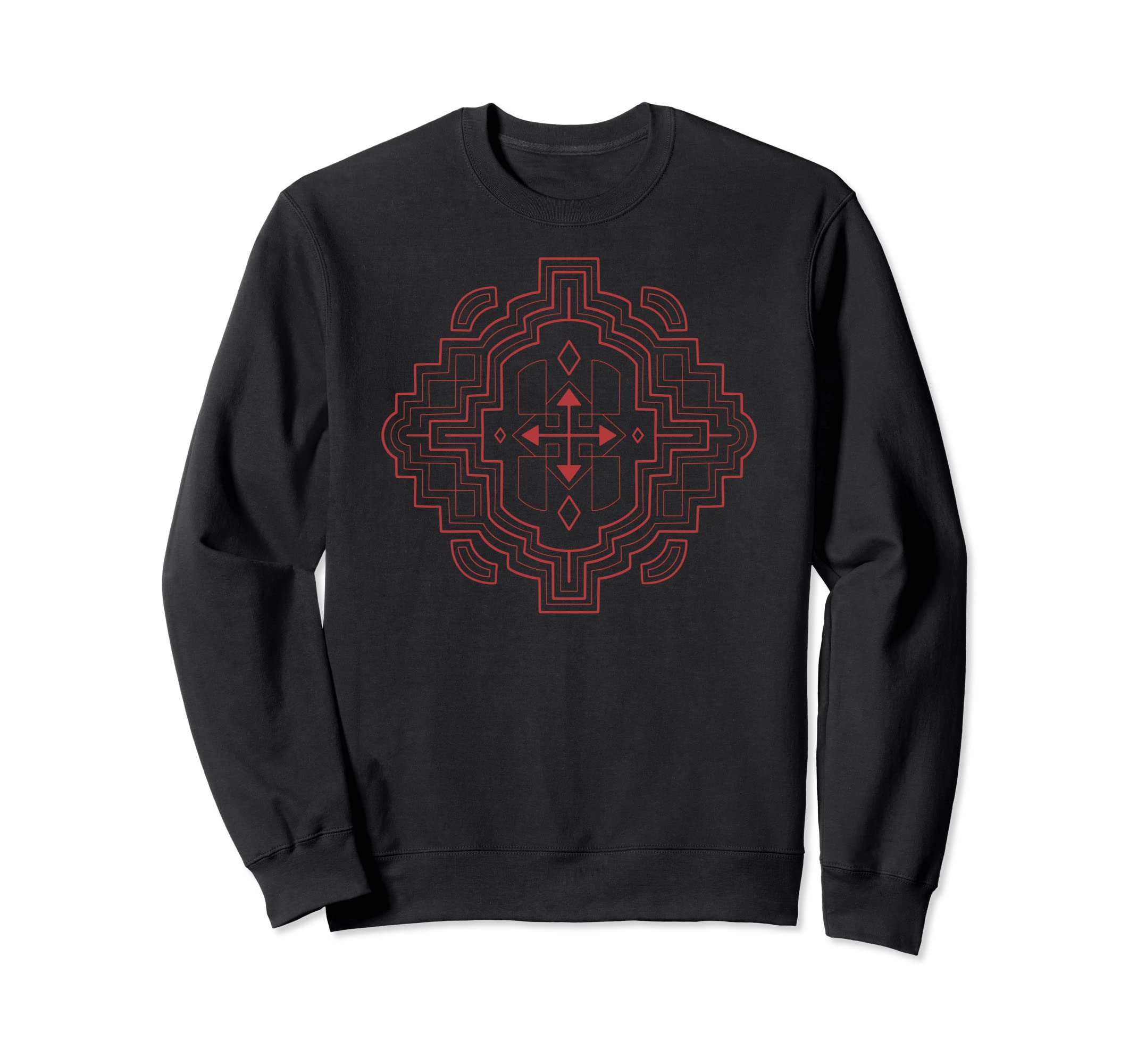 Shipibo Tribe ArtPsychedelic Pattern Shipibo-Conibo Sweatshirt