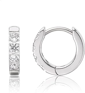 G23 Pure Titanium Hypoallergenic Huggie Hoop Earrings for Women Sensitive Ears