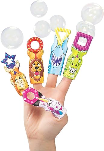 Marionetas de dedo hinchadas de varita de burbujas (juego de 10)