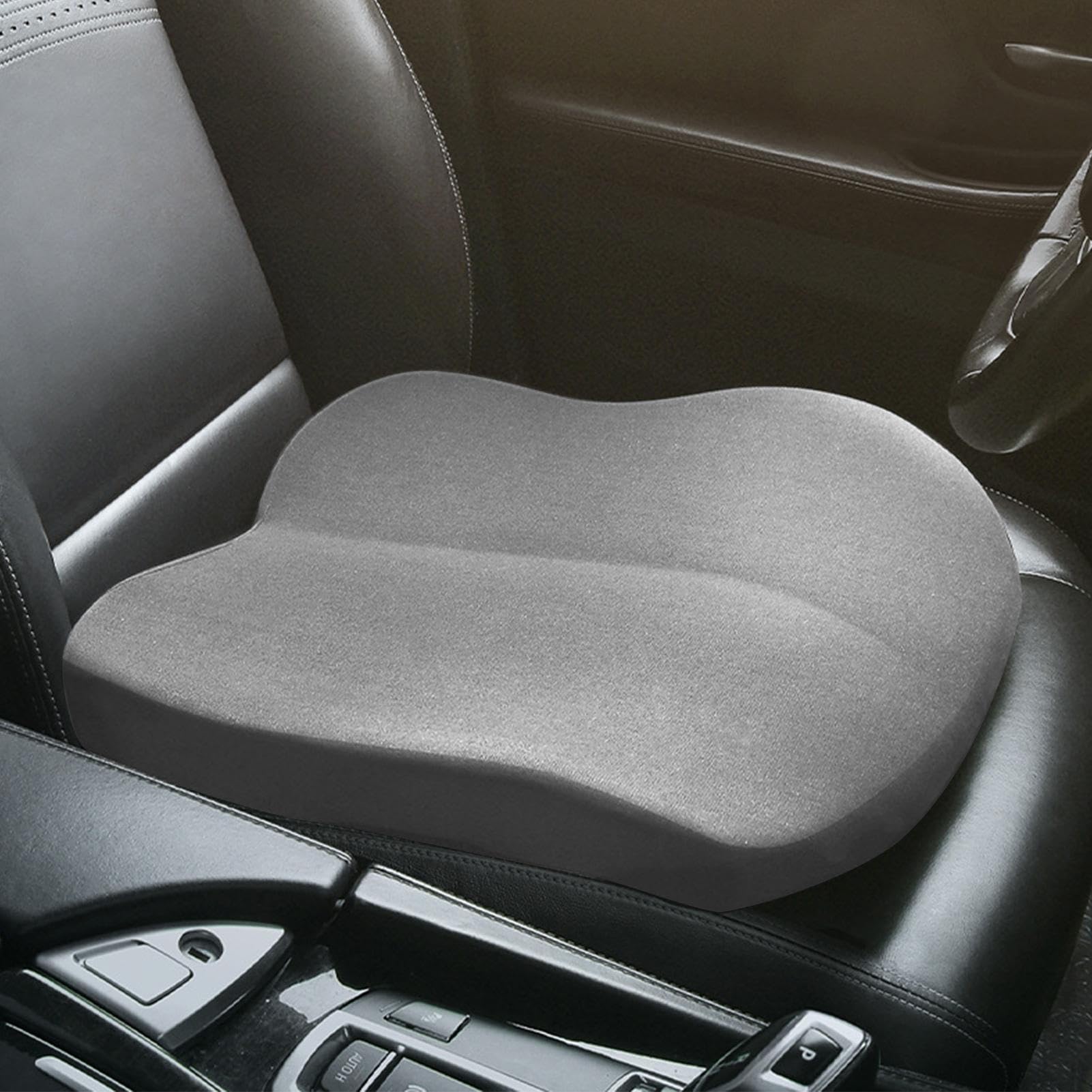 Asiento Elevador para Adultos – Cojín de Coche de Memoria | cojín de conducción Elevador, cómodo cojín de de glúteos | Cojín Elevador portátil para Personas pequeñas, Apoyo al Conductor