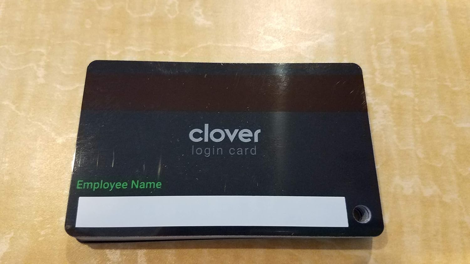 Clover Employee Login Card - Lot of 10