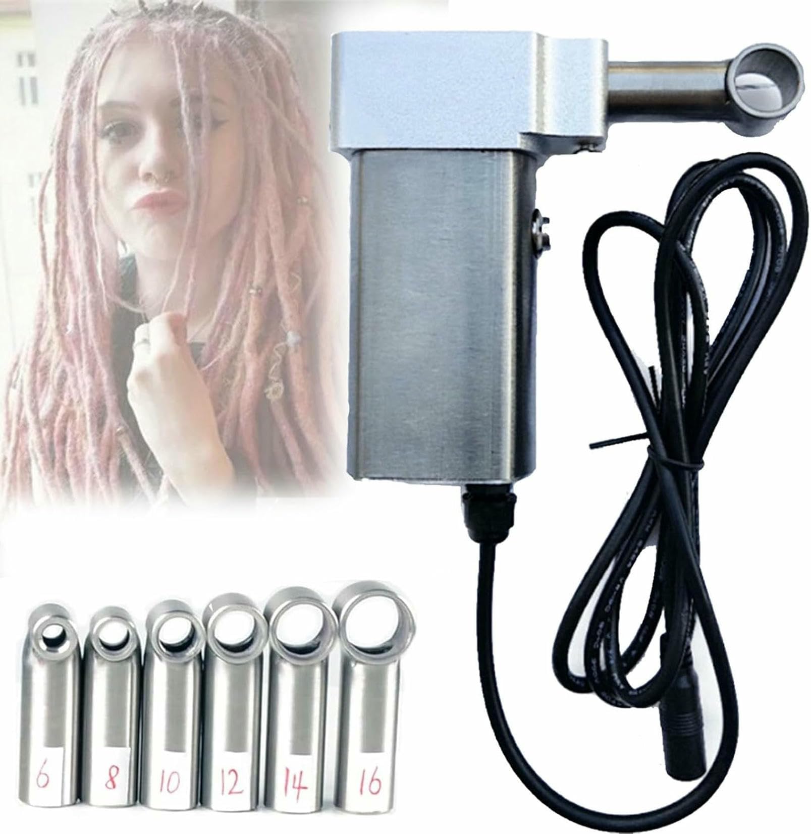 Machine dreadlock instantanée électrique portable fabricant de tresses