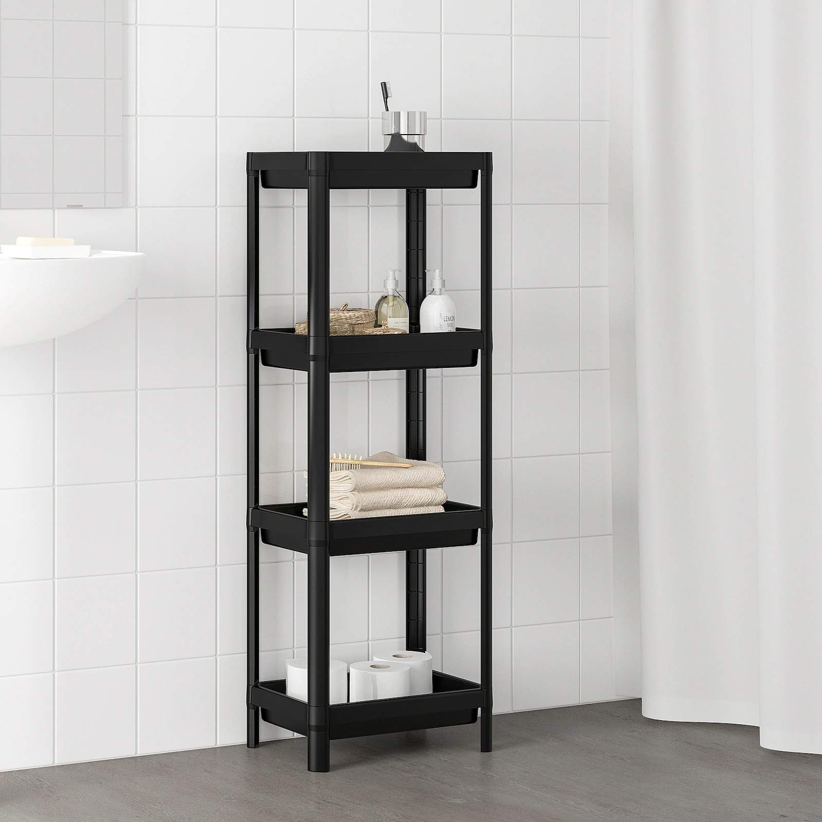 Amazon｜IKEA/イケア VESKEN：シェルフユニット36x23x100 cm