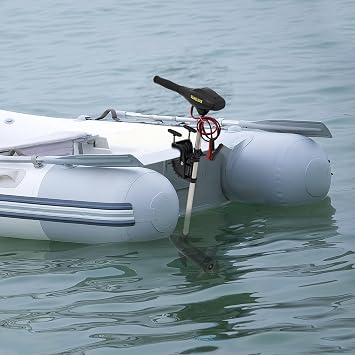Outboard Dinghy Motor 12 V 40 lbs Electric Outboard Cruise Control Electric Motor Powerful Trolling Motor for Kayaks and Boats up to 300 kg Thrust Force