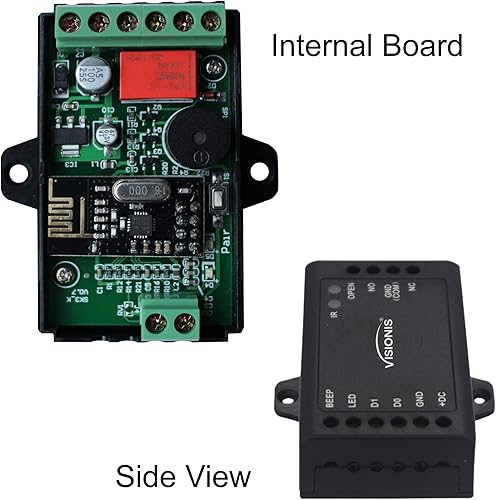 Miniatura 3 de Visionis FPC-5100 Control de acceso de una puerta, puerta oscilante de 1200 libras Maglock + tecladolector resistente a la intemperie al aire libre