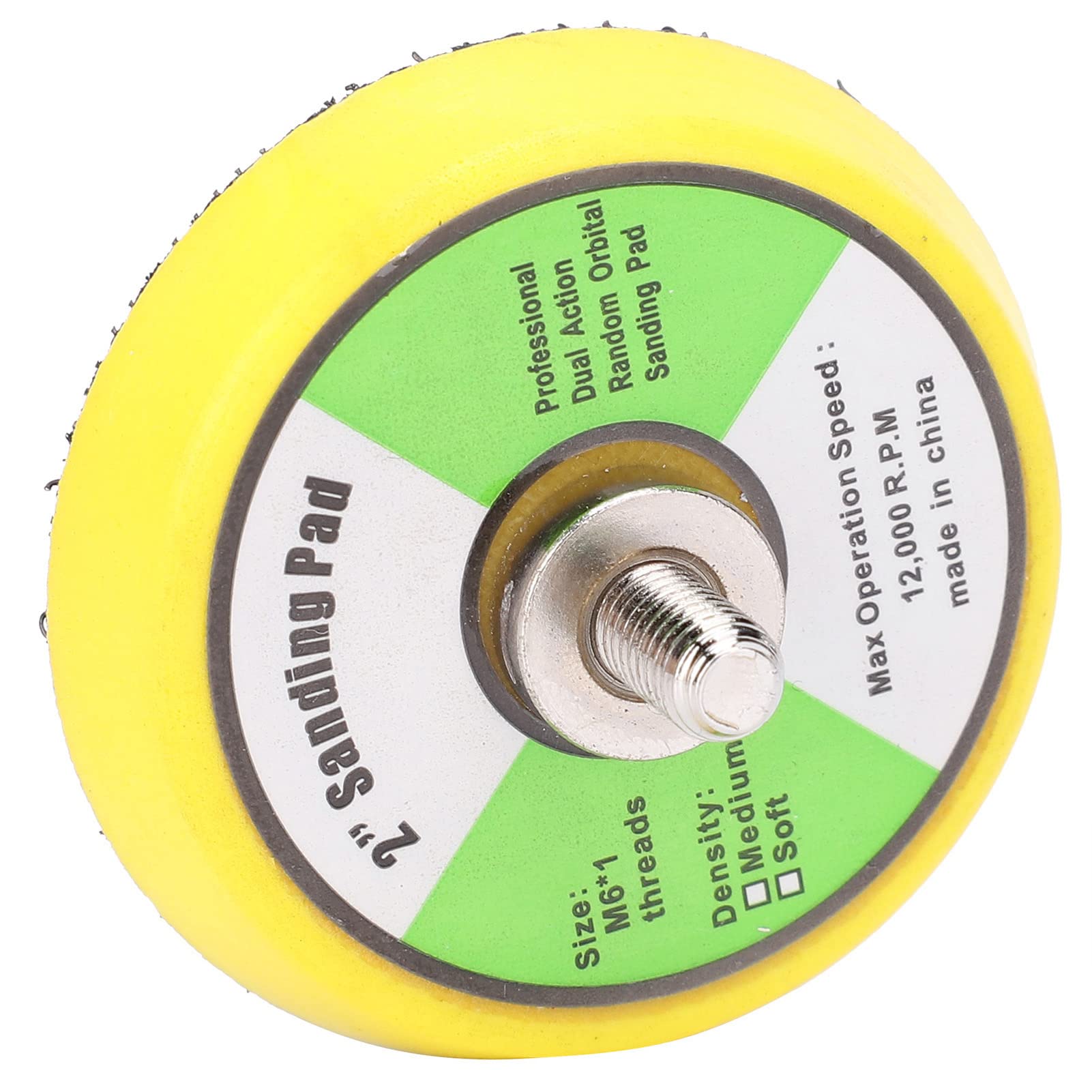 KIMISS Torello0m Torello 50mm/2in Platorello per Levigatrice Pneumatica Dischi per Levigatura e Lucidatura per Macchina per Carta Vetrata - Confezione 4 Pezzi di Ricambio con Piastra