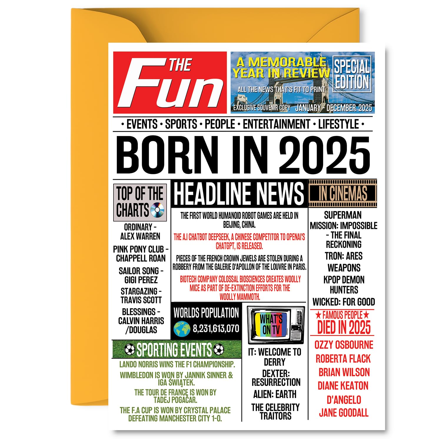 19th Birthday Cards for Men Women - Born In 2007 Newspaper - Happy 19 Birthday Card for Son Daughter Cousin Vintage Retro Back In 2007, 145mm Bday Greeting Cards — view 145