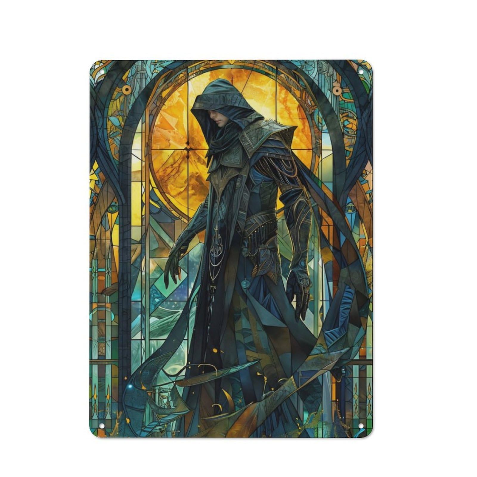 Junmoney Stained Mage Tale Rustic Metal Sign 40X30cm For Dining Room Or Kitchen, For Kitchen, Dining Room And Home Bar Wall Decor