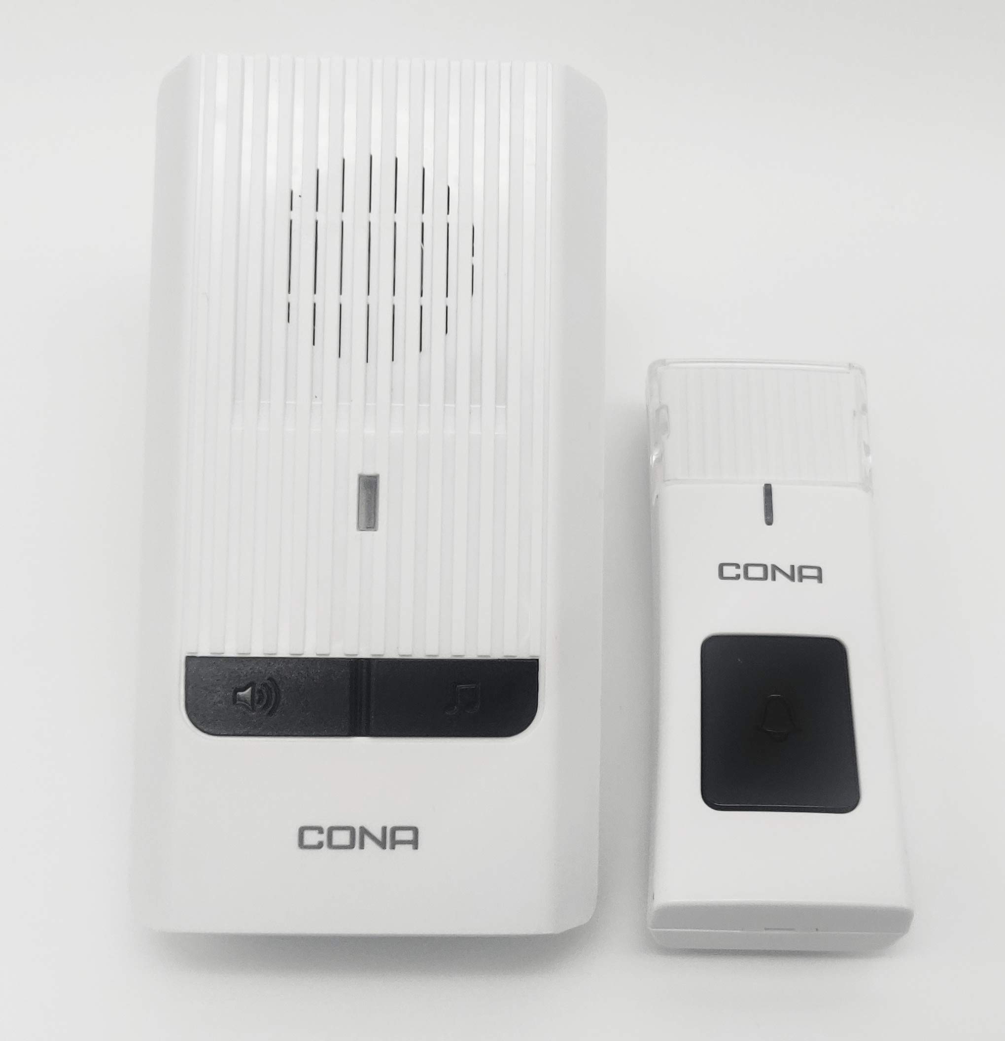 CONA Smyle Zylo Wireless 36 Polyphonic Melodies Door Bell (White, Range 60 m)