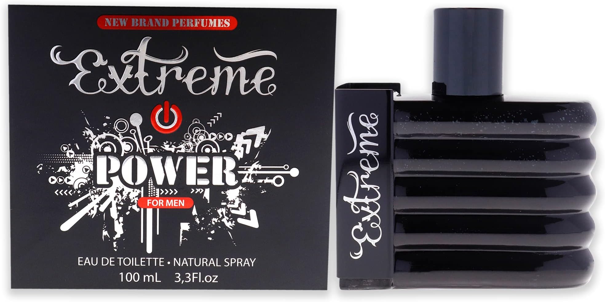New Brand Extreme Power EDT Spray Men 3.3 oz