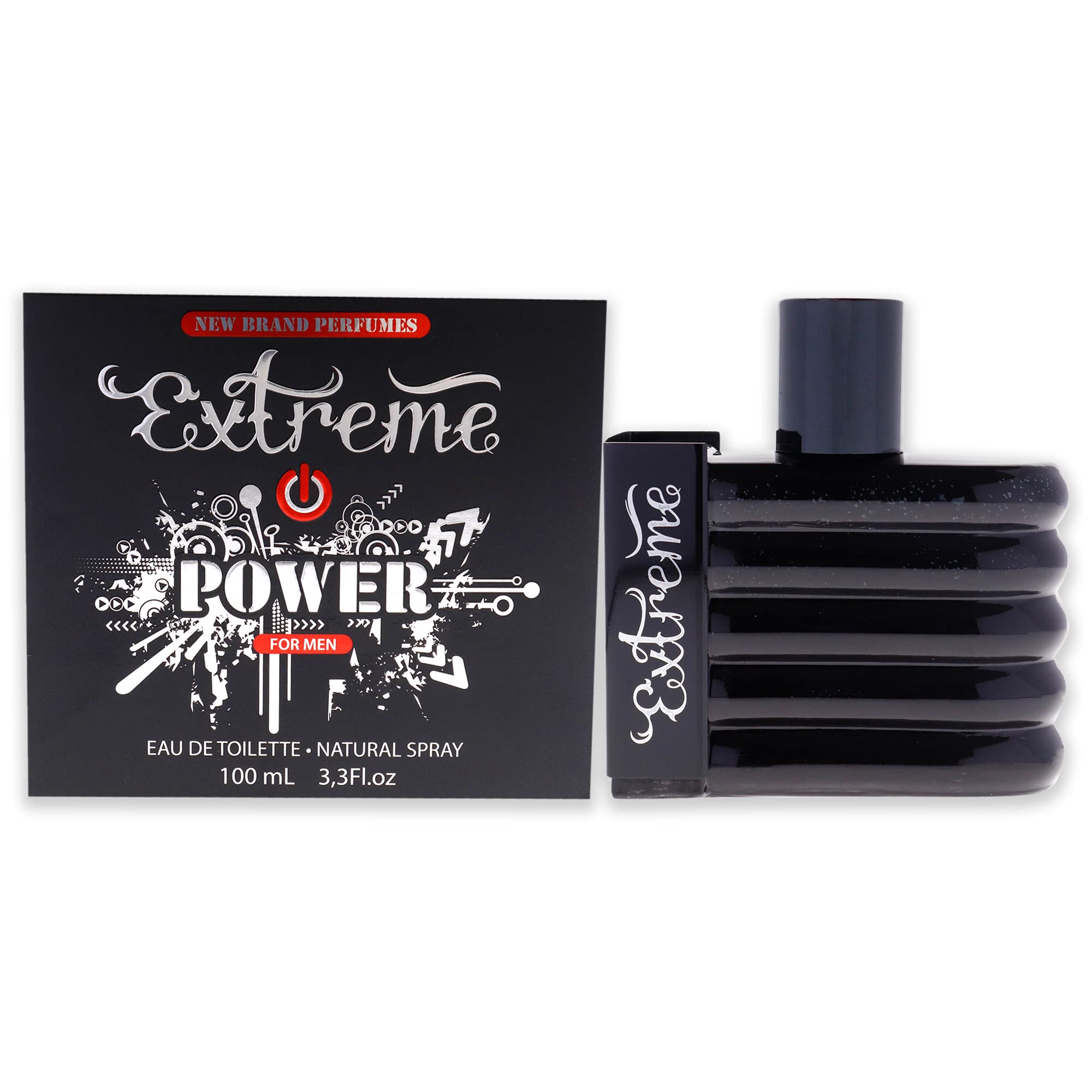 New Brand Extreme Power EDT Spray Men 3.3 oz