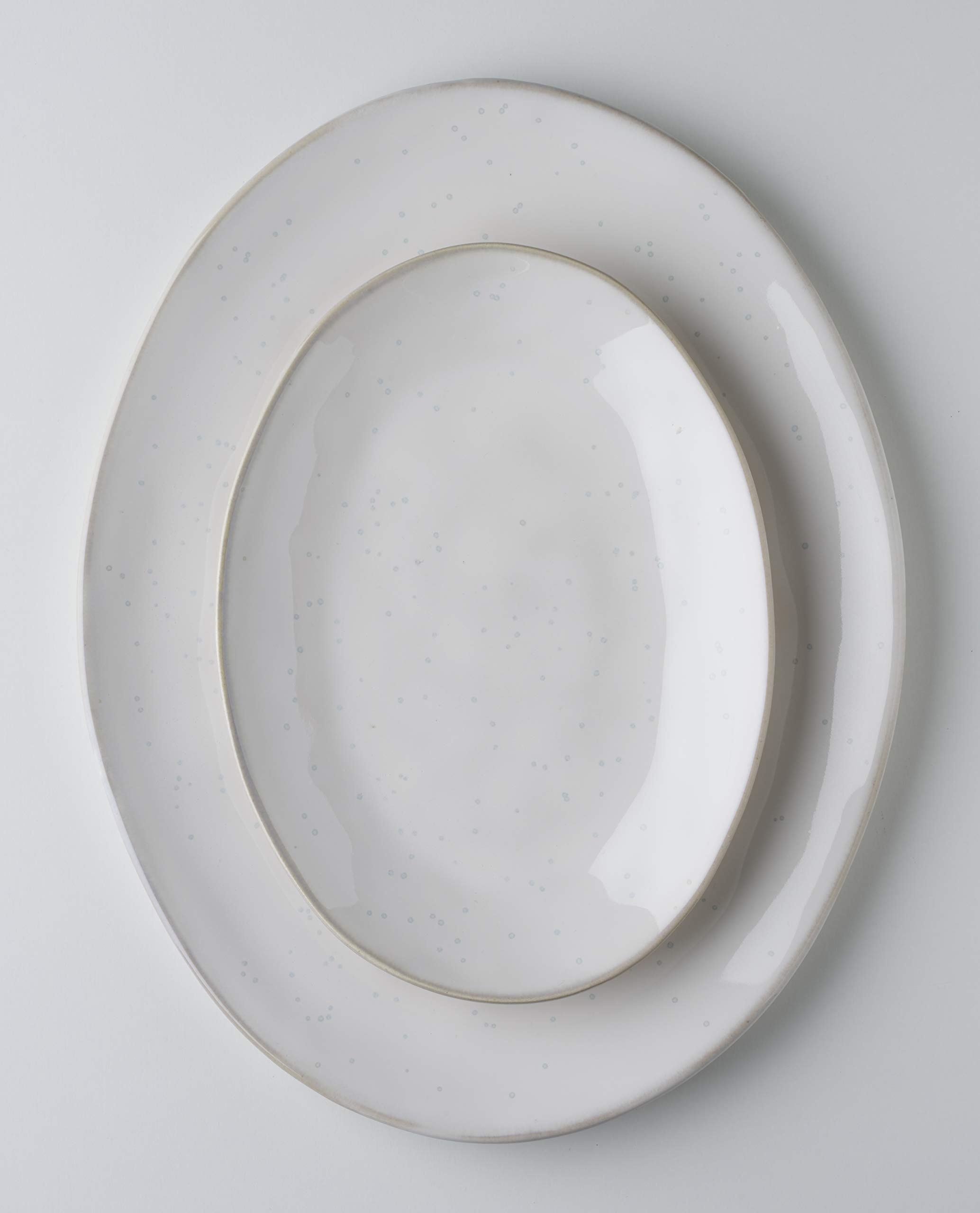 Set da 6, Piatto Piano Falda, Essenziale - Bone China, 27 cm – Thun Casa