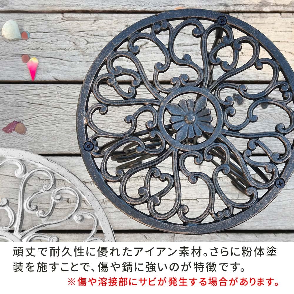 Amazon.co.jp: 住まいスタイル アイアン製プランタースタンド 脚付き