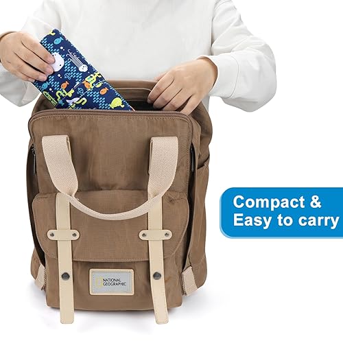 Miniatura 5 de Accmor Cambiador de pañales portátil, impermeable, plegable, cambiador de bebé para viajes, regalos de registro de baby shower