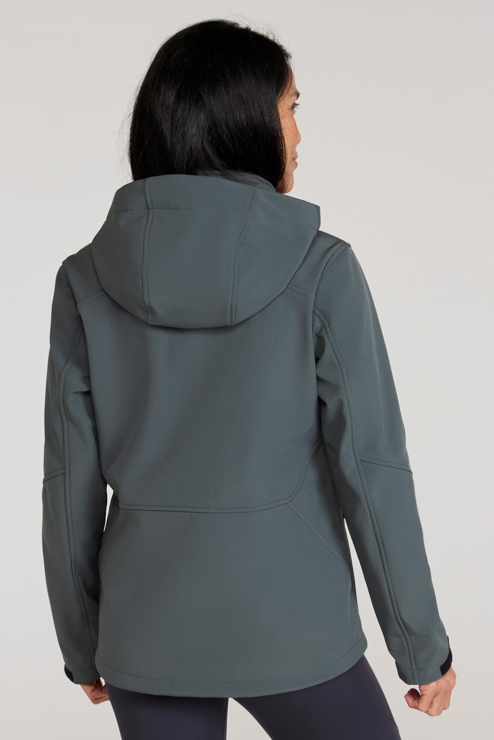 Mountain Warehouse Genesis Veste Softshell pour femme – Manteau imperméable et coupe-vent – Printemps été, randonnée, marche et plein air